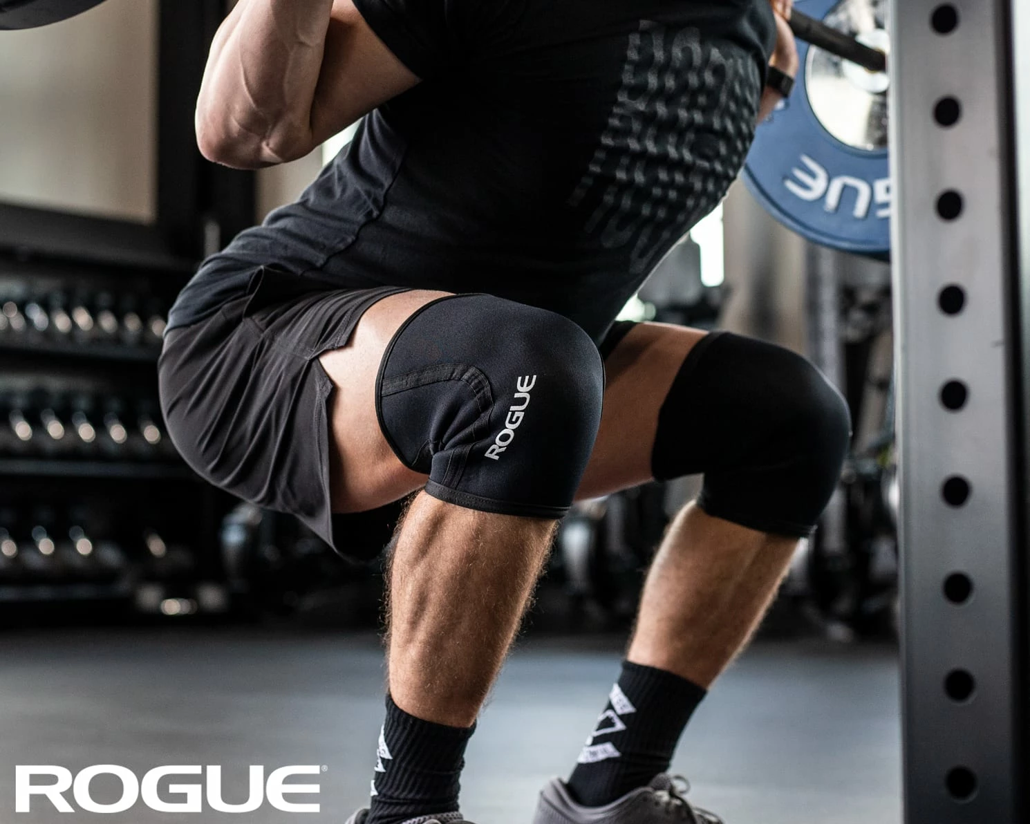 Rogue Fitness Rogue 5MM Knee Sleeve - Pair - Image 4